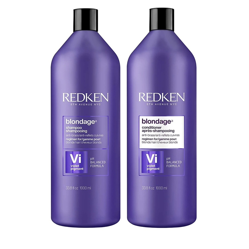 REDKEN BLONDAGE SHAMPOO AND CONDITIONER SET 33.8OZ EACH